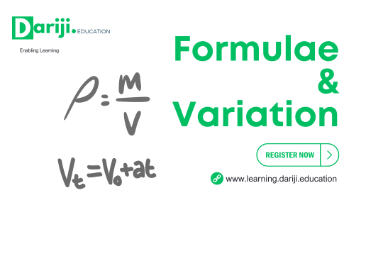 FORMULAE & VARIATION